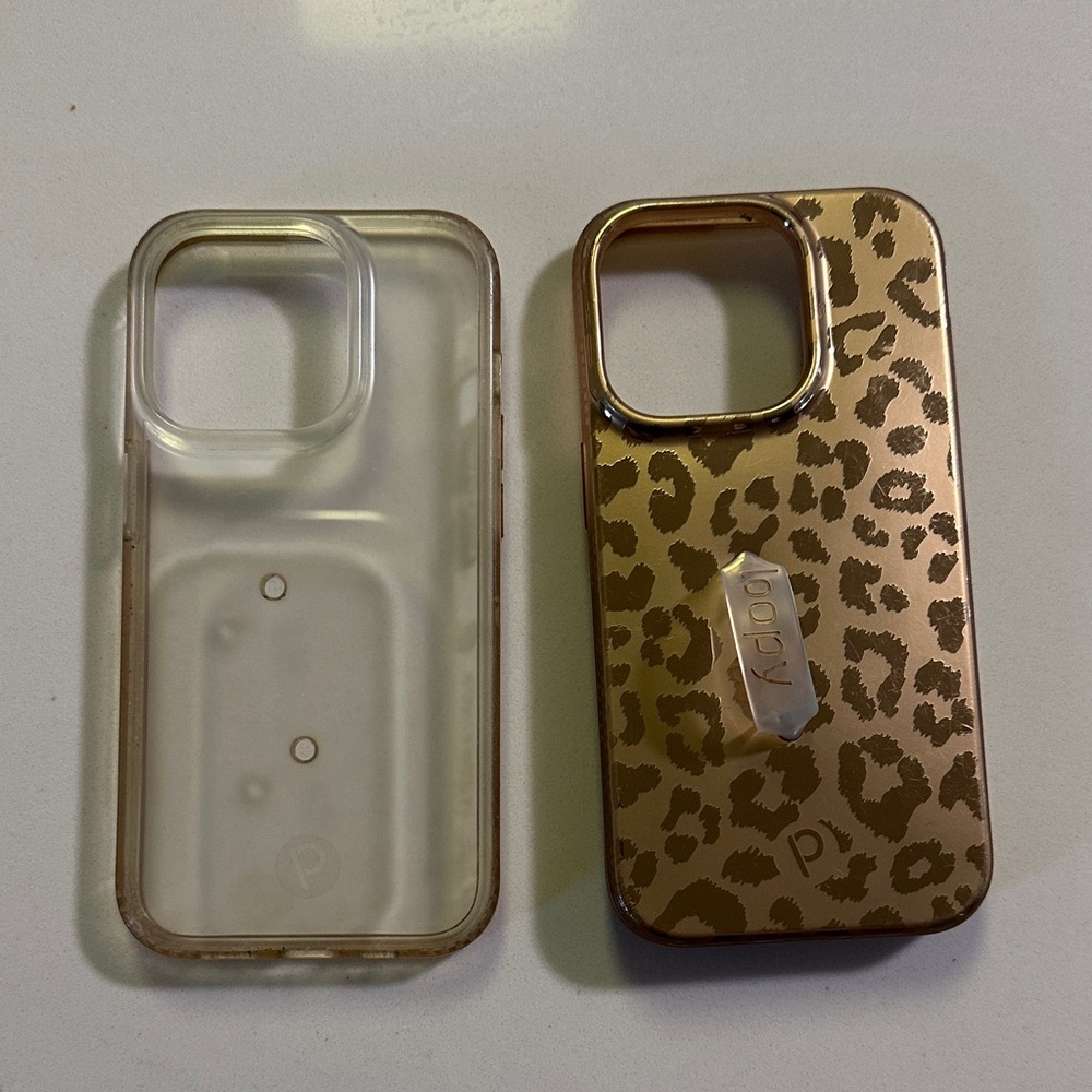 Loopy Case Gold Leopard Phone Case